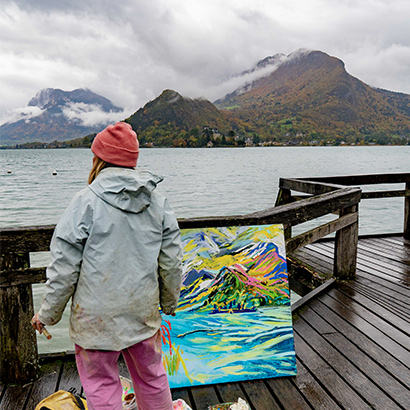 Création en plein air 